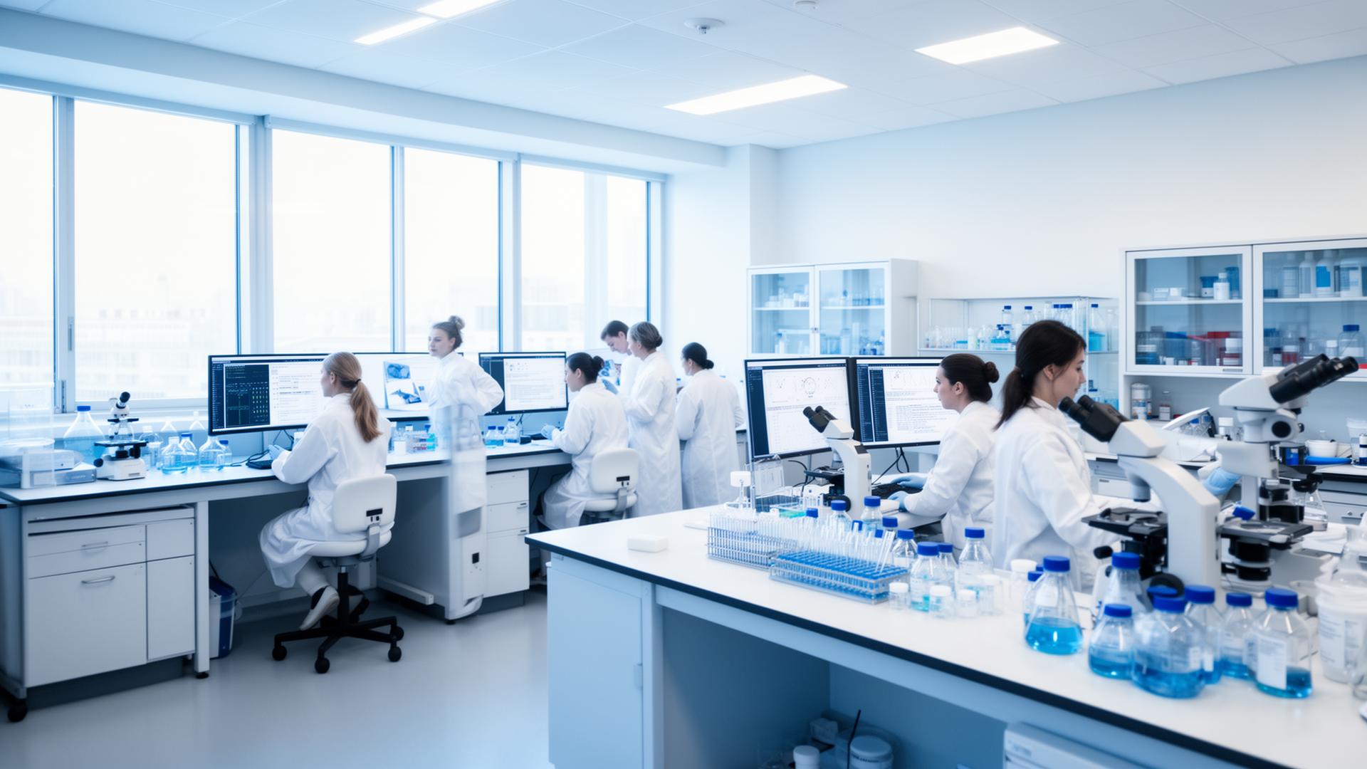 A modern clinical research lab